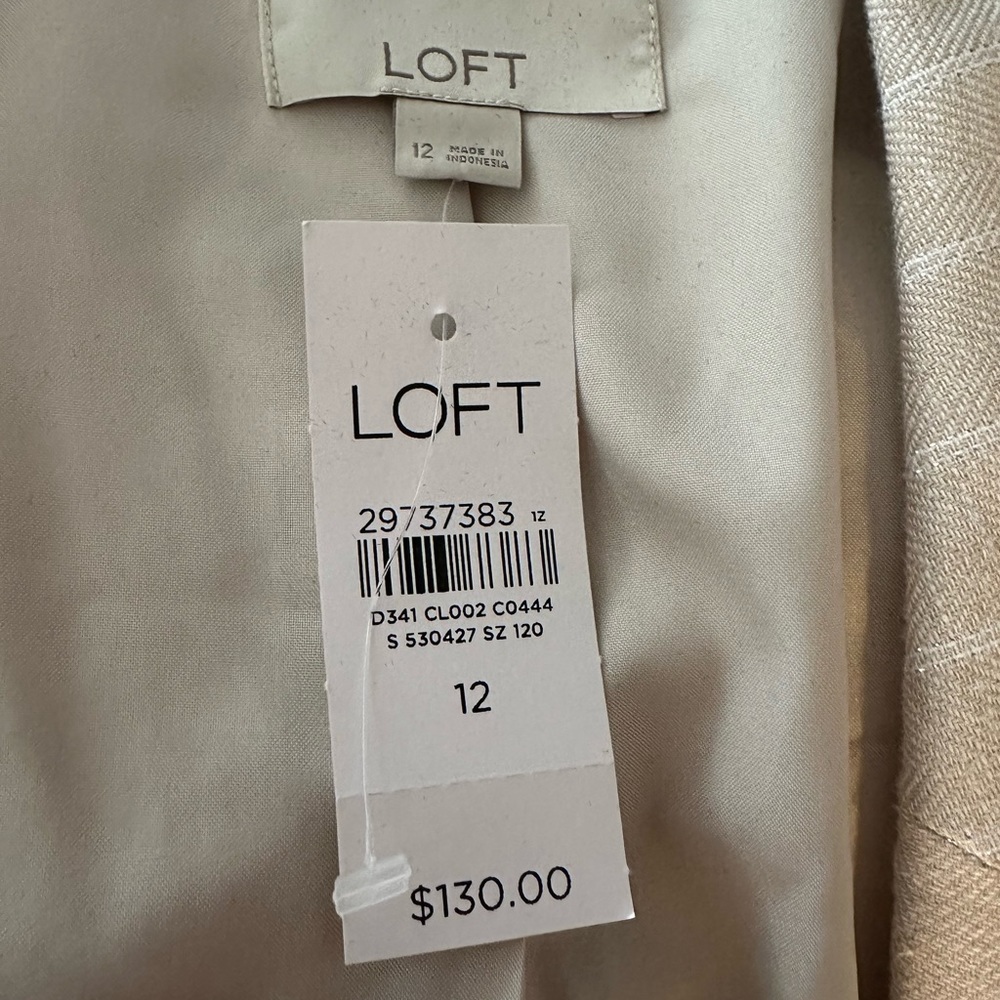 Loft Blazer/ jacket  size 12 - new with tags - Picture 2 of 8